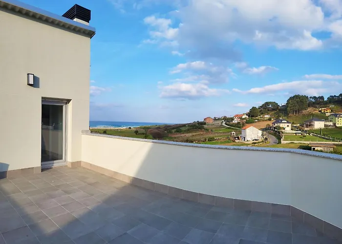 Ag Casa Do Ramon En Playa Con Patio Exterior Apartment Razo