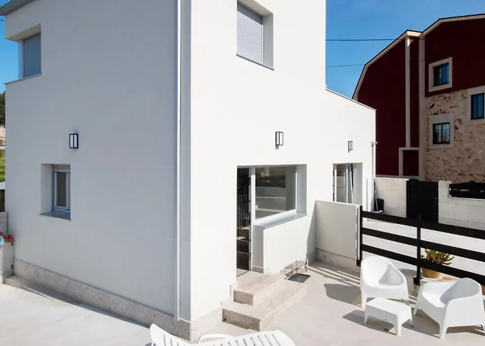 公寓 Ag Casa Do Ramon En Playa Con Patio Exterior